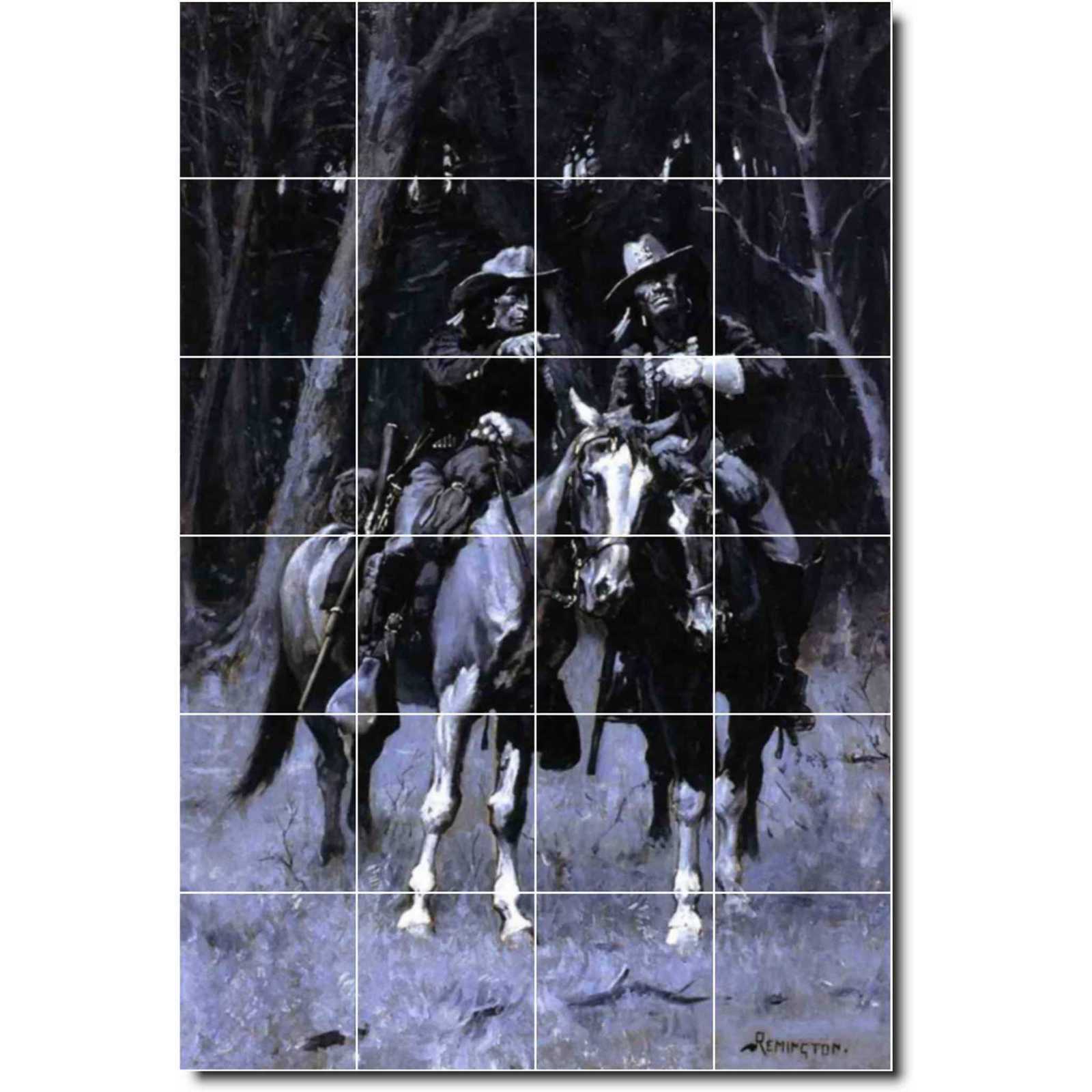Remington frederic cheyenne scouts patrolling the big timber of the north canadian oklahoma