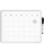 U Brands 260U00-04 Contempo Magnetic Monthly Calendar Dry Erase Board, 1... - £8.16 GBP