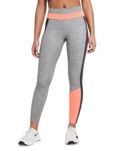 Nike Womens One Colorblocked Leggings Size XS Color Smoke - £54.21 GBP