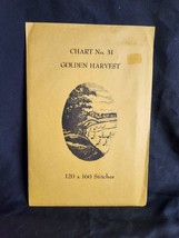 Vtg rare Babs Fuhrmann petit point Chart No. 31 Golden Harvest 120x160 - £18.75 GBP