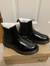 Women&#39;s Shoes SIZE 7 Dr. Martens 2976 Leather Chelsea Boots BLACK PATENT... - $96.77