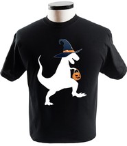 Tyrannosaurus Rex Halloween Pumpkin Faces Witch Hats Witch Hat Pumpkin - £13.40 GBP+