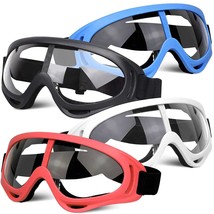 4 Pack Protective Goggles Safety Glasses Eyewear Compatible With Nerf Guns For K - £23.97 GBP