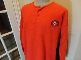 Vtg 90&#39;s Red The Game San Francisco 49ers Nfl Football Sewn Heavy Shirt Men L - £42.63 GBP