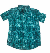 Wonder Nation Boy&#39;s HawaiianS/S Sleeve Collar  Pocket Front Floral S 6-7 - £11.00 GBP