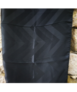 Erre Silk Scarf Black Vintage Italy Designer Geometric Large Square Roll... - £24.34 GBP