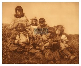 Nunivak Native American Children By Edward S. Curtis 1907 8X10 Photo - £6.76 GBP