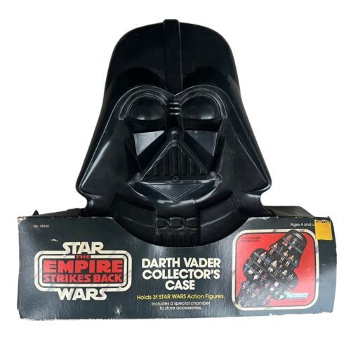 Primary image for Vintage 1980 Star Wars Darth Vader Action Figure Collectors Carry Case New