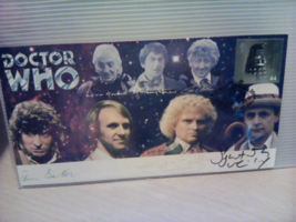 DOCTOR WHO Stamp Cover / FDC Signed FOUR Doctors / 22nd May 2000 / FADED... - $803.73 MXN
