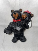 Lipco Wedding Bears Bride and Groom Figurine, 4.5-inches Cake topper Sup... - $8.91