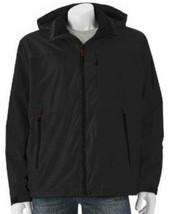 Mens Jacket Hooded Weather Resistant UPF50 Black Hemisphere Tracker Wint... - £61.95 GBP