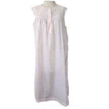 Vintage 80s Light Pink Sleeveless Nightgown Size Large  - £27.29 GBP