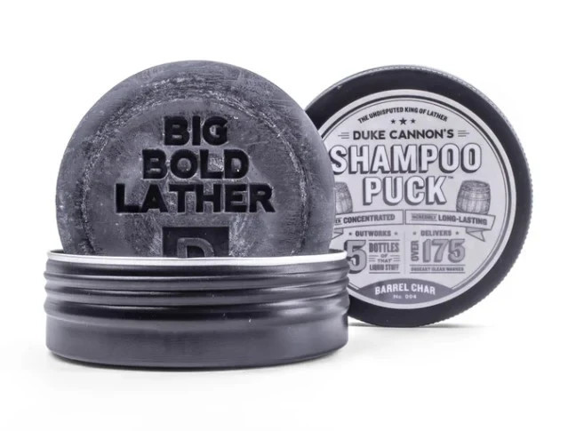 Duke Cannon Men's Shampoo Puck Barrel Char - 4.50z  Over 175 Washes Item image 3