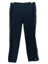 Champion Women&#39;s Medium Active Athletic Wind Training Track Pants Black - £12.46 GBP