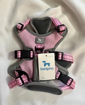 Belpro Escape Proof Dog Harness Pink Size Small - £31.41 GBP
