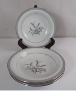 Set of 4 Crown Imperial Fine China Permanently Yours 7.75&quot; Soup/Salad Bo... - $24.74