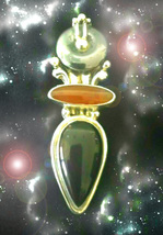 HAUNTED NECKLACE THE MASTER TRIANGLE CONNECT TO MASTER TRIAD OF ENERGIES... - $277.77