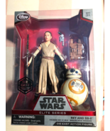 Star Wars ELITE Die Cast Rey &amp; BB 8 Figures NRFB - £19.35 GBP