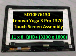 13.3&quot; Lenovo Yoga 3 Pro 1370 80HE Led Lcd Touch Screen Bezel Replacement - £109.86 GBP