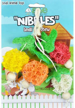 Nibbles Fruit Bunch Loofah Chew Toy for Small Animals - £4.54 GBP