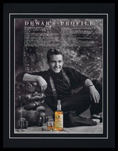 1989 Dewar&#39;s White Label Framed 11x14 ORIGINAL Vintage Advertisement Sal... - £27.37 GBP