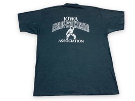 Vtg 90s Black Belt Club Iowa Isshinryu Karate Assoc T-Shirt Single Stitc... - $20.30