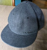 Nike Mens 6.0 Hat Cap Size 7 1/4 Black on Black SAMPLE - $14.50