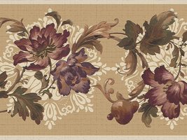 Dundee Deco DDAZBD9233 Peel and Stick Wallpaper Border - Floral Brown Bu... - $21.77