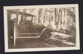 SNAPSHOT from ALBUM * Car parked camping in the woods tent - $6.95