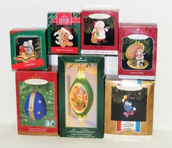 HALLMARK Ornaments - 6 Keepsake &amp; an Illuminations - £35.59 GBP