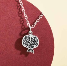 Sterling Silver 18 Inch Pomegranate Necklace - £36.35 GBP