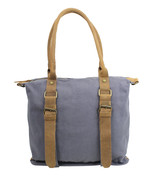 Vagarant Traveler Classic Canvas Shoulder Messenger Bag CM11.Blue Grey - £51.00 GBP
