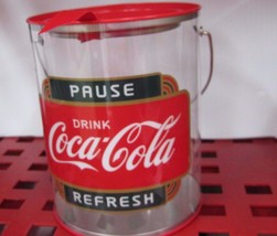 Coca-Cola Clear Paint Can w/Handle  - NEW - £8.95 GBP