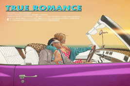 True Romance Clarence Alabama Cancun Movie Poster Giclee Print 16x24 Mondo - £78.30 GBP