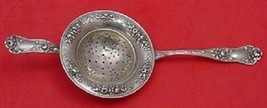 American Beauty by Shiebler Sterling Silver Tea Strainer Large Roses on Bowl 8&quot; - £307.83 GBP