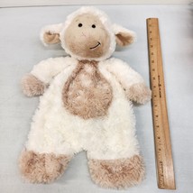 Baby Ganz Sleepy Sheep Flat-A-Pat Lamb Ultra Soft Plush Security Blanket 18" - £14.39 GBP