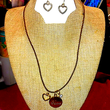 Heart Necklace with Earrings - $17.82