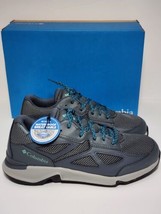 Columbia Vitesse Fasttrack Waterproof Hiking Shoes Women Sz 8 Graphite Grey - £39.16 GBP