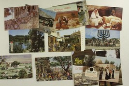 Vintage Lot 12 Postcards Jerusalem Bethlehem Widows Mite River Jordan Nazareth - £16.78 GBP