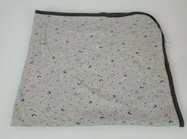 Precious Firsts by Carter&#39;s Outer Space Baby Blanket Moon Stars Gray Spaceship - £12.12 GBP