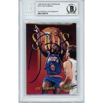 Joe Dumars Detroit Pistons Auto 1994 Skybox Autograph On-Card Beckett BAS Slab - £79.11 GBP