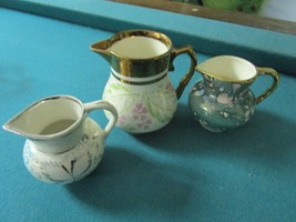 ANTIQUE WADE GRAY POTTERIES CREAMERS SILVER LUSTER PICK 1 - $35.99