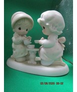 PRECIOUS MOMENTS INSPIRATIONAL FIGURINE FRIENDSHIP HITS THE SPOT 5&quot; ^^ - $40.73 CAD