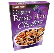 Trader Joe’s Organic Raisin Bran Clusters Cereal 20oz Box 6/2025 - $16.99