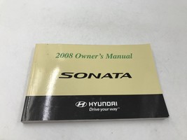 2008 Hyundai Sonata Owners Manual Case Handbook OEM K03B33055 - £14.11 GBP
