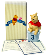 Disney WINNIE POOH Figurine - ORIGINAL BOX W/PAPERS-MINT CONDITION. - $14.80