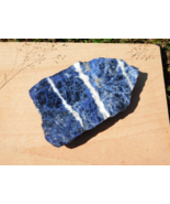Sodalite Natural Rough Stone 330g Energy Healing Throat Chakra Calm Vibr... - $396.82 MXN