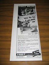 1955 Print Ad U-Mak-It Boat Kits Bronx,New York NY - £9.46 GBP