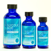 Glycolic Acid Chemical Face Peel Kit Medical Grade 100% Pure Acne Scars Wrinkles - £9.25 GBP+