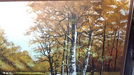 Large 61"x 49" Original Walter Sherwood Landscape Oil Painting Signed Artist Art image 3